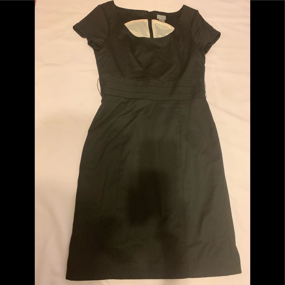 Pinstriped Black & White Dress - H&M